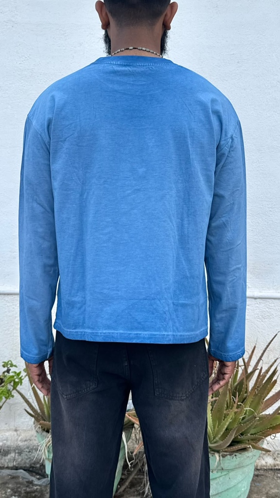 Cpd wash Blue Fullsleeve Tshirt