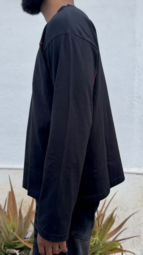 5thread black fullsleeve tshirt