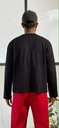 High GSM black plain fullsleeve tshirt