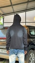 Siligism hoodie double zipper