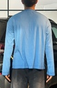 Line Textured blue Henley