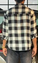 chrome patch Flannel boxy Shirt