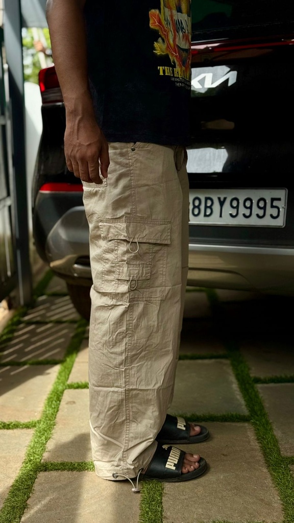 SBA parachute pants Cream