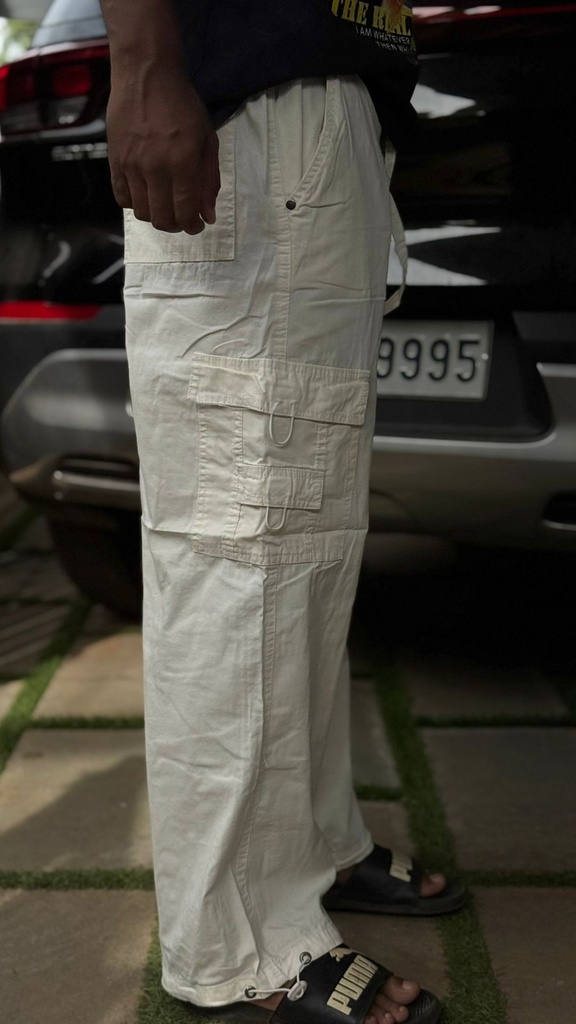 SBA parachute pants White (cream)