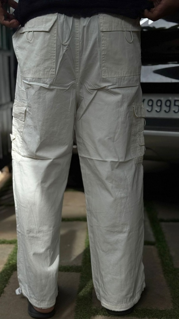 SBA parachute pants White (cream)