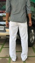 White Linen Type Pant