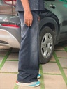 13in wideleg  baggy jeans Black Faded