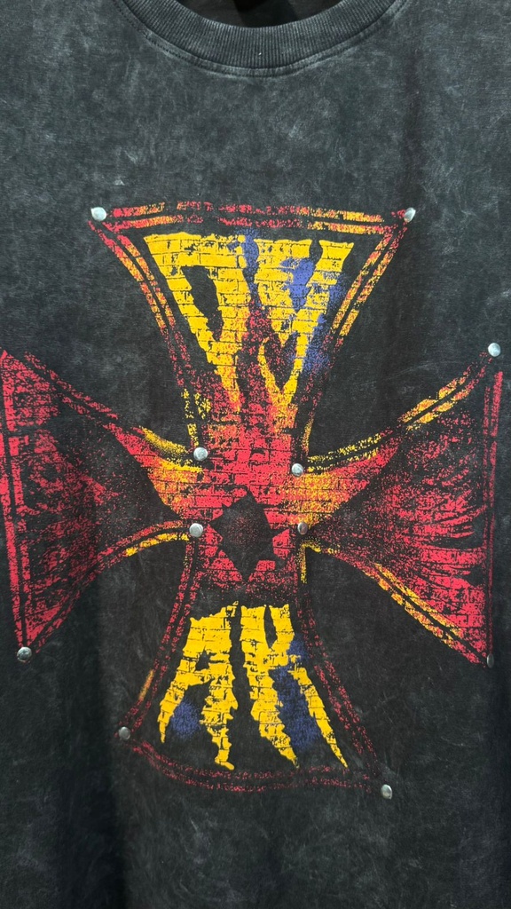 Studded OYAK Vintage Boxyfit cropped tshirt