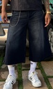 Lengthy new black Jorts essentia