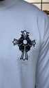 Chrome embroidery IMP look Tshirt - White