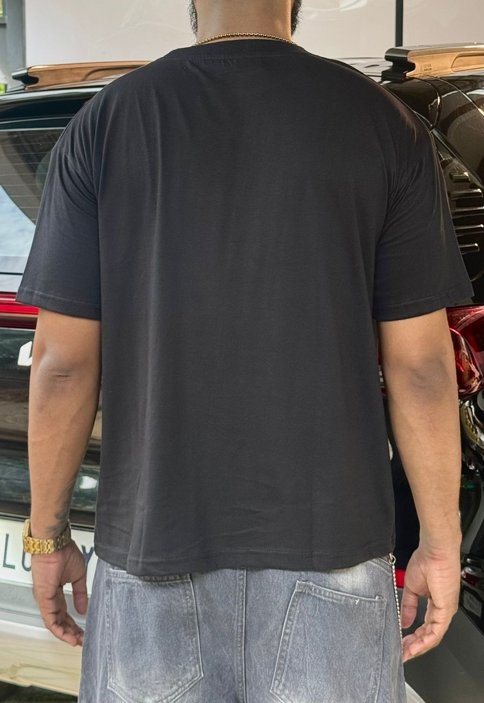Plain Black - Boxy fit  tshirt