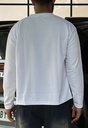 polyester White waffle knit Henley