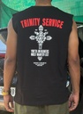 3 trinity Sleeveless Black