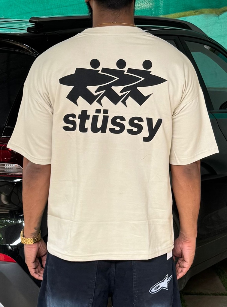 Stussy print dropshoulder Tshirt High GSM