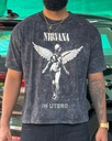 Nirvana OYAK Vintage Boxyfit cropped tshirt