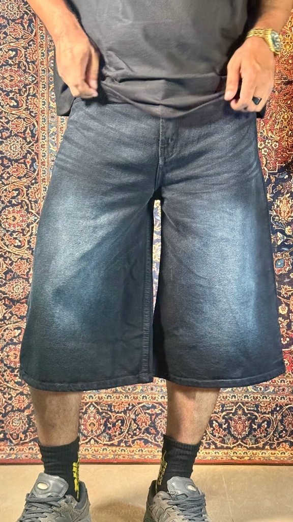 Amiri Lengthy black Jorts