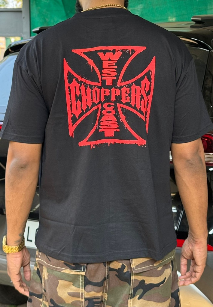 OYAK Choppers red print Tshirt - Boxy fit