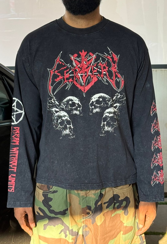 Berserk Anime print fullsleeve washed xl