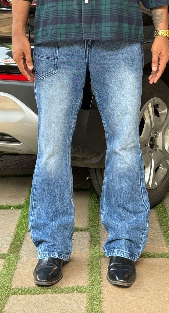 SemiBootcut Light blue jeans