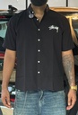Stuss Embroidery black shirt