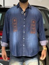 Denim shirt Dark blue