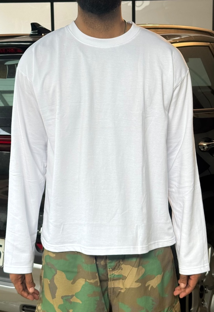 High GSM White plain tshirt