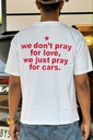Front & back print white halfsleeve tshirt