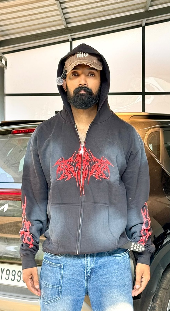 Siligism hoodie double zipper