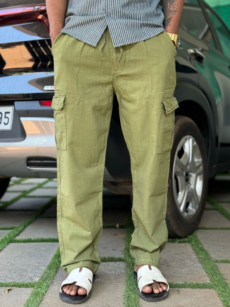 Linen pants Green