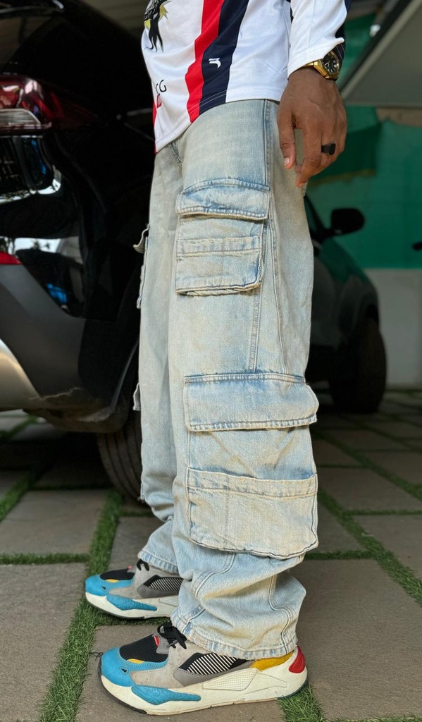 Vintage Cargo Jeans Unisex