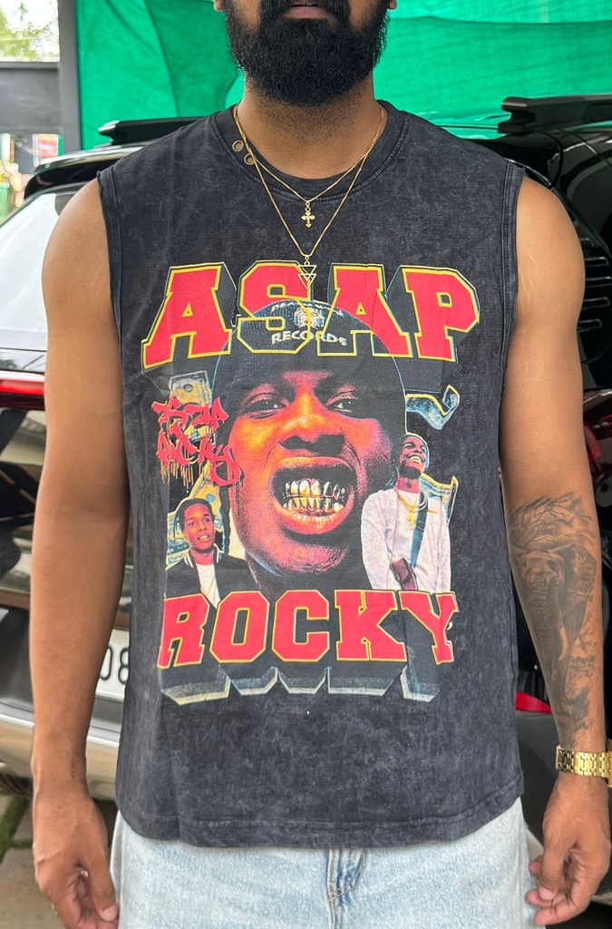 BLACK Sleeveless - ASAP ROCKY