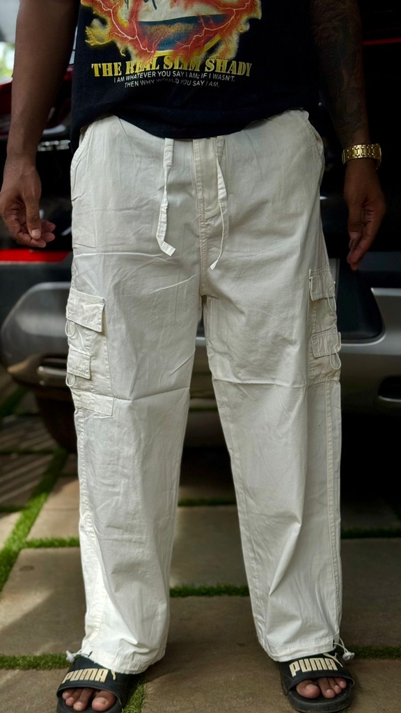 SBA parachute pants White (cream)