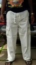SBA parachute pants White (cream)