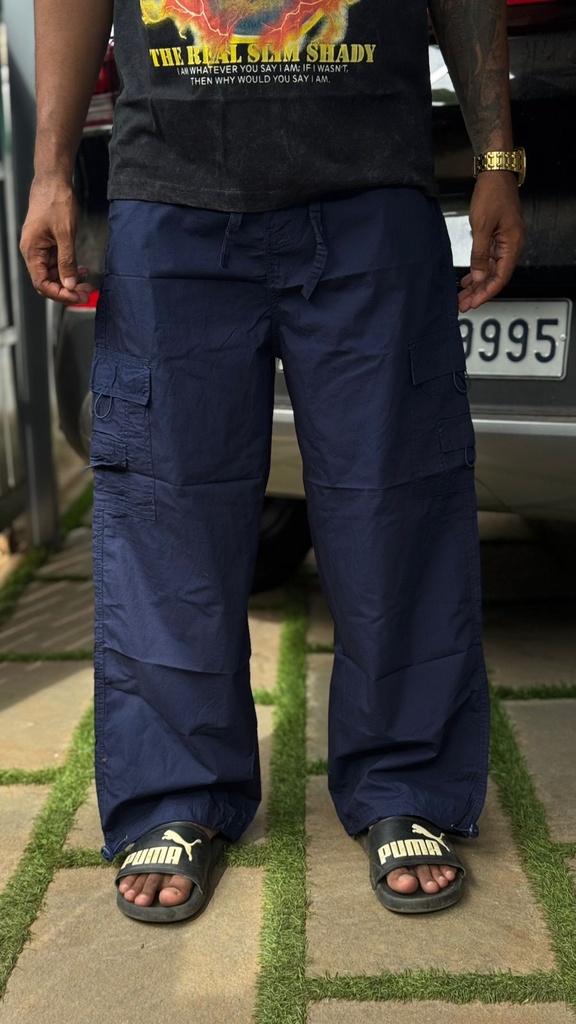 SBA parachute pants Dark Blue