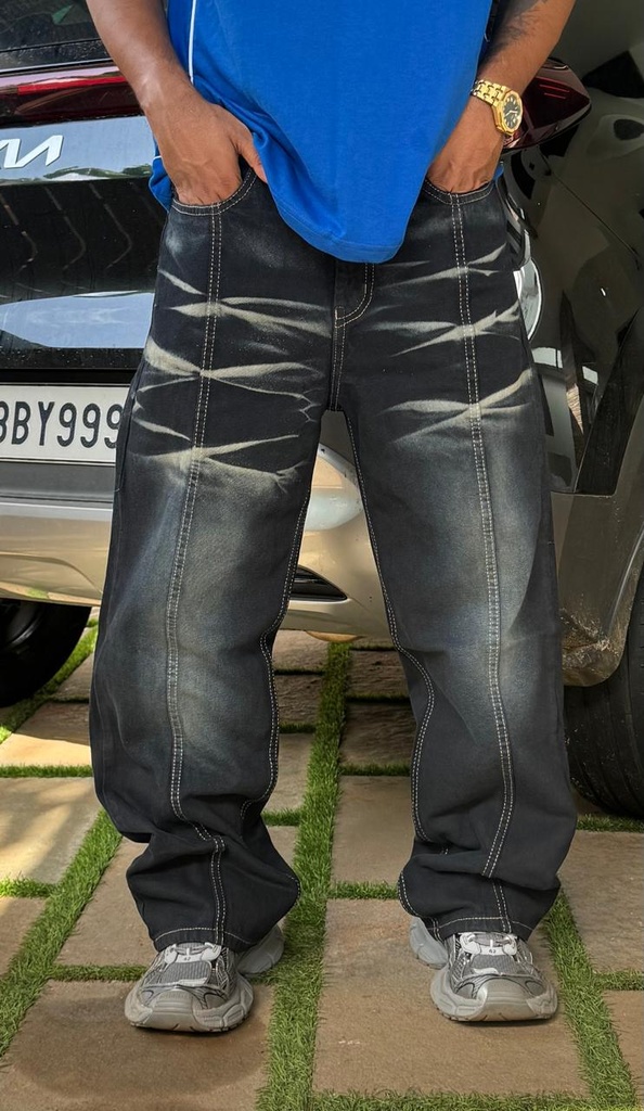 Black Special Whisker jeans