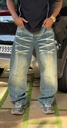 light blue special whisker jeans