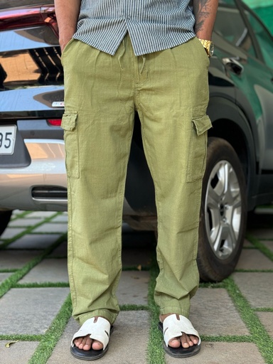 Linen pants Green