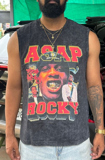 BLACK Sleeveless - ASAP ROCKY