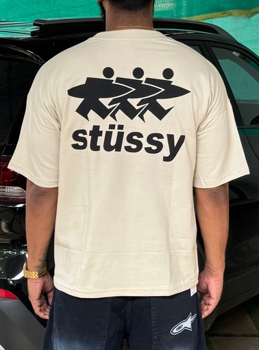 Stussy print dropshoulder Tshirt High GSM