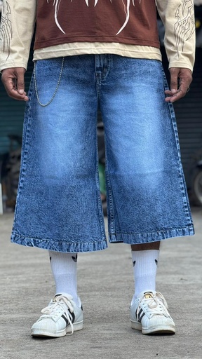 Blue Cloud wash Jorts new