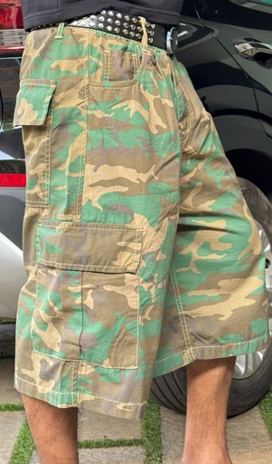Camo Green Rip Stop shorts