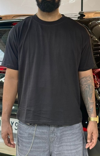 Plain Black - Boxy fit  tshirt - restocks